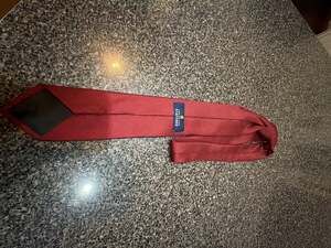 Stafford Tailored Culture Red Textured Woven Necktie